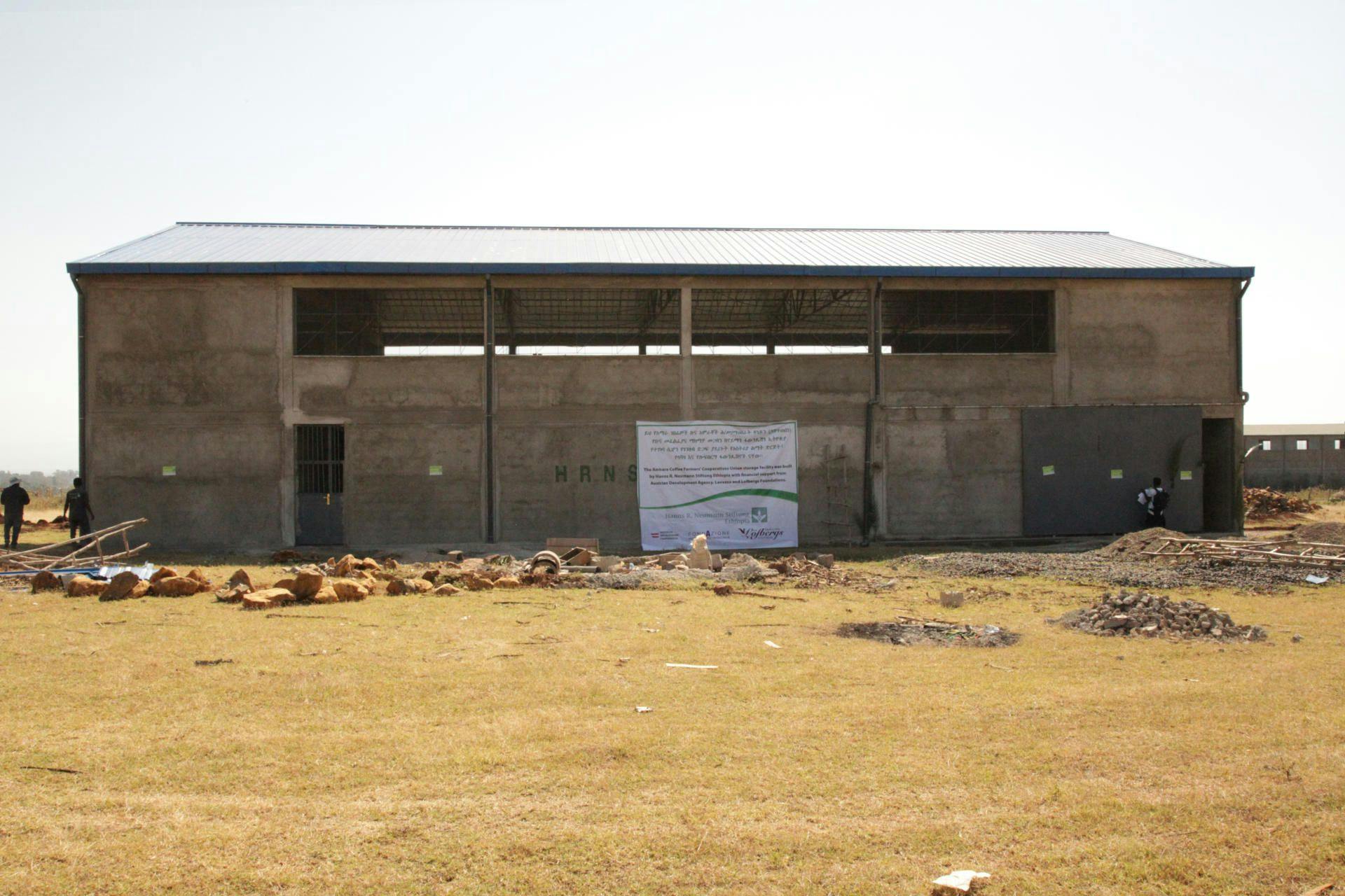The storage facility that was built for ACFCU as part of the first phase of the CAFE project