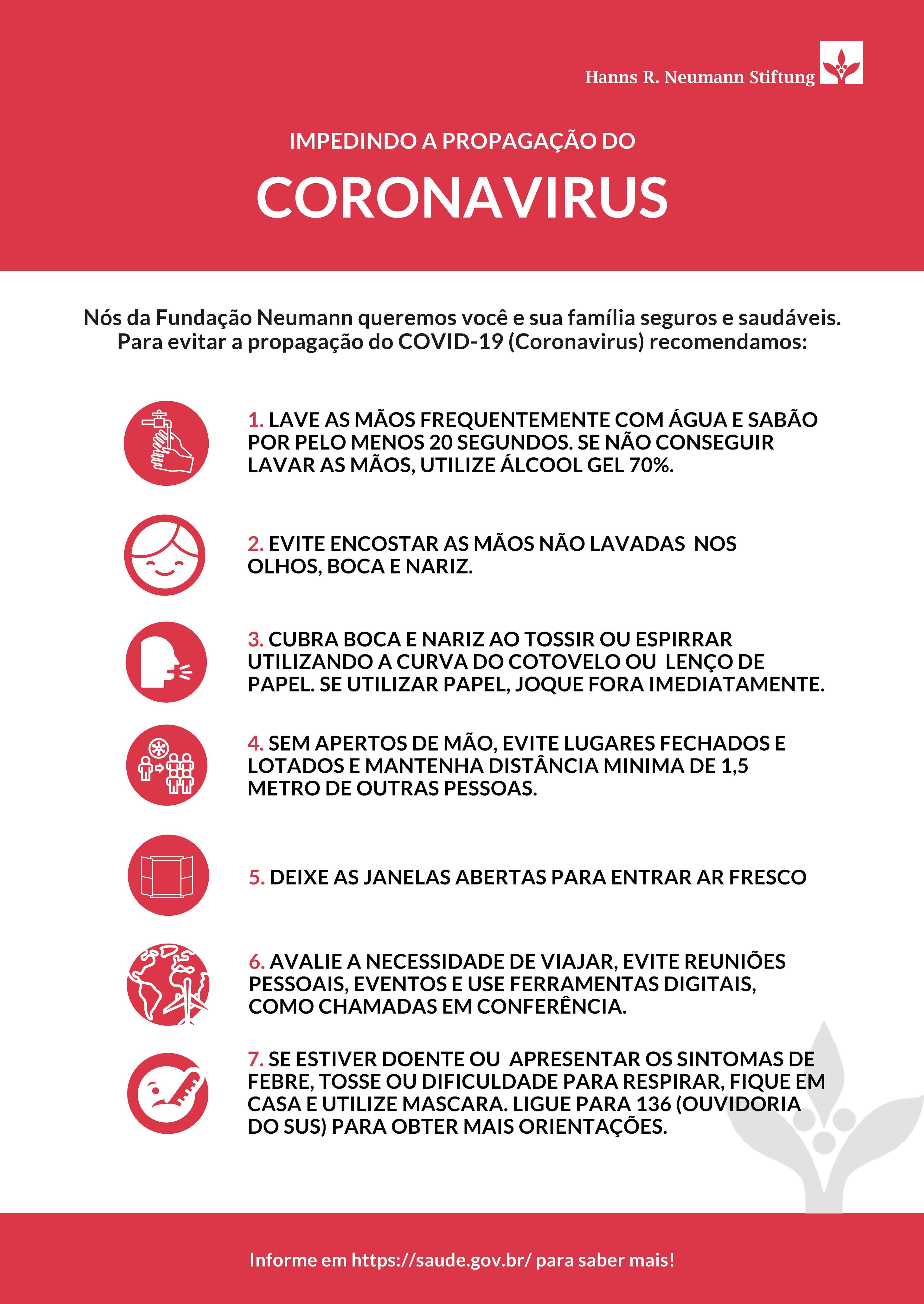 Preventing the spread of Coronavirus in Portugese