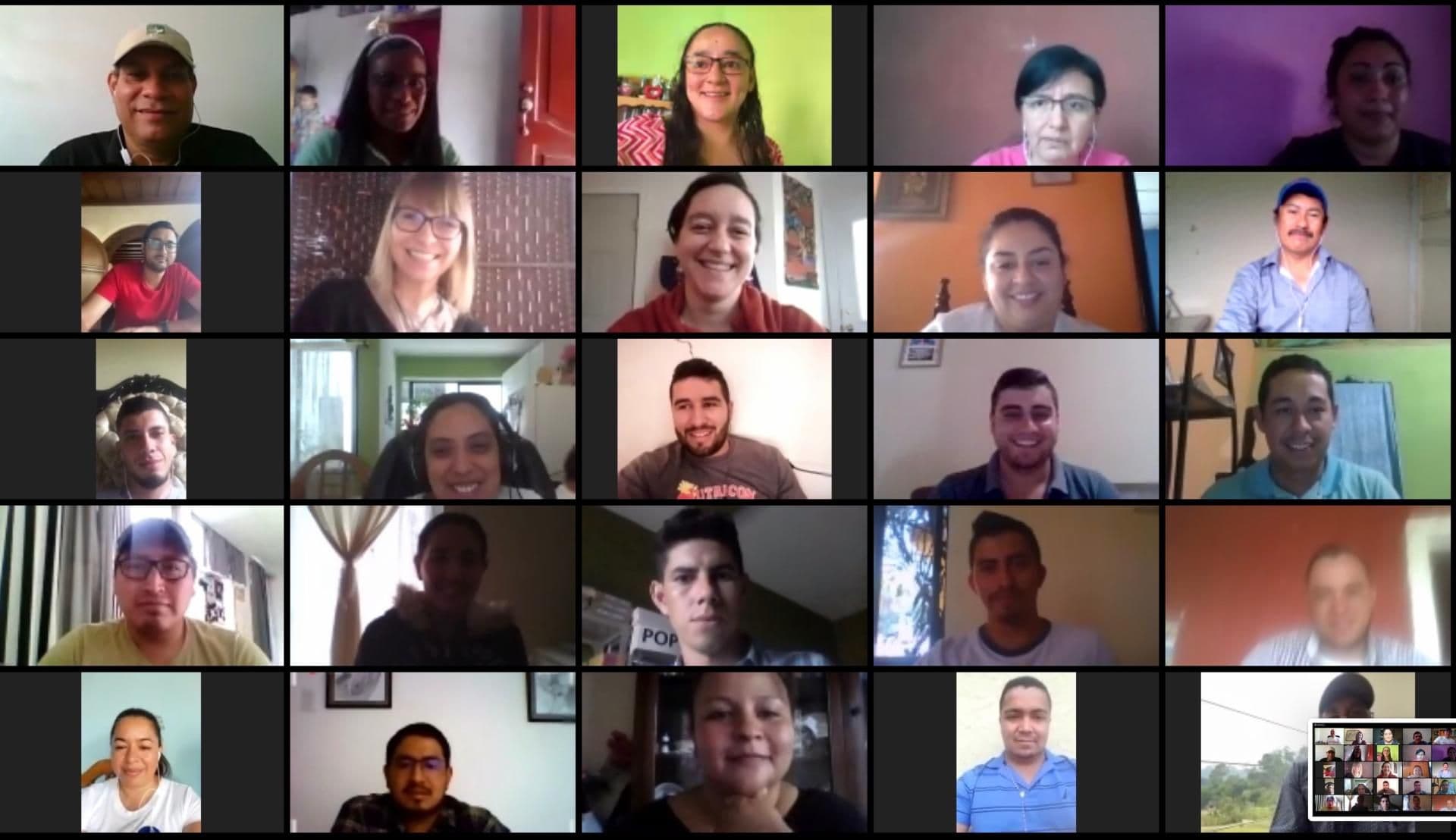 HRNS colleagues from Central and North America meet online with smallholder farmers and leaders of farmer organizations HRNS colleagues from Central and North America meet online with smallholder farmers and leaders of farmer organizations