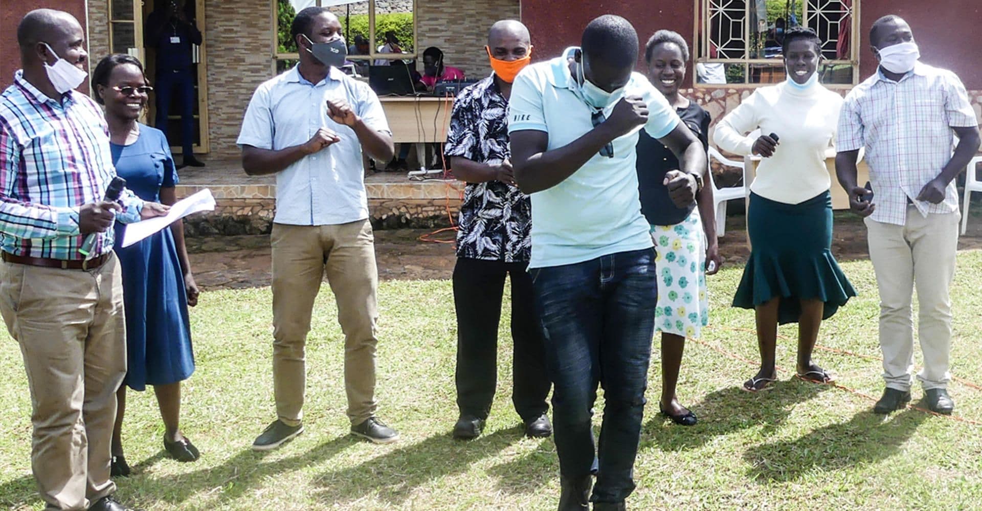 Dancing and joy at the UCAT certificate giving ceremony